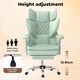 image 6 of Levede Office Desk Chair Big and Tall for Heavy People with Footrest PU | Green | Green | One Size