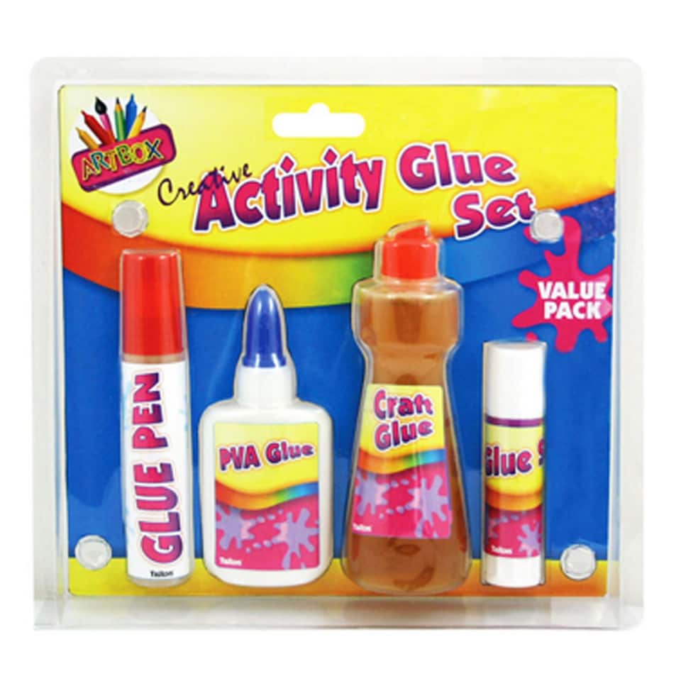 ArtBox 4 Piece Glue Set - Multicoloured - One Size