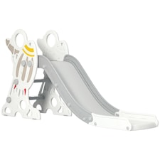 AIYAPLAY Baby Slide Freestanding Slide for Kids 1.5-3 Years Space Theme, Grey