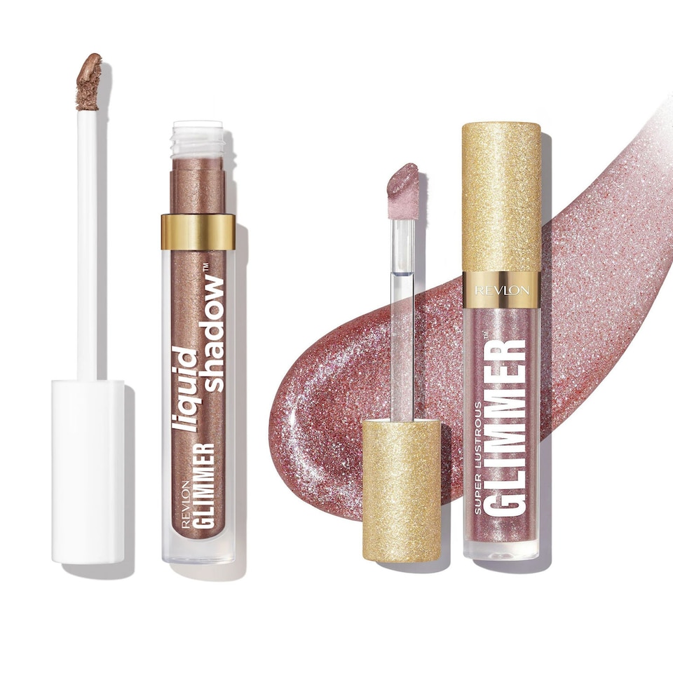 image 1 of Revlon Space Buns Bundle Glimmer Gloss & Glimmer Liquid Shadow