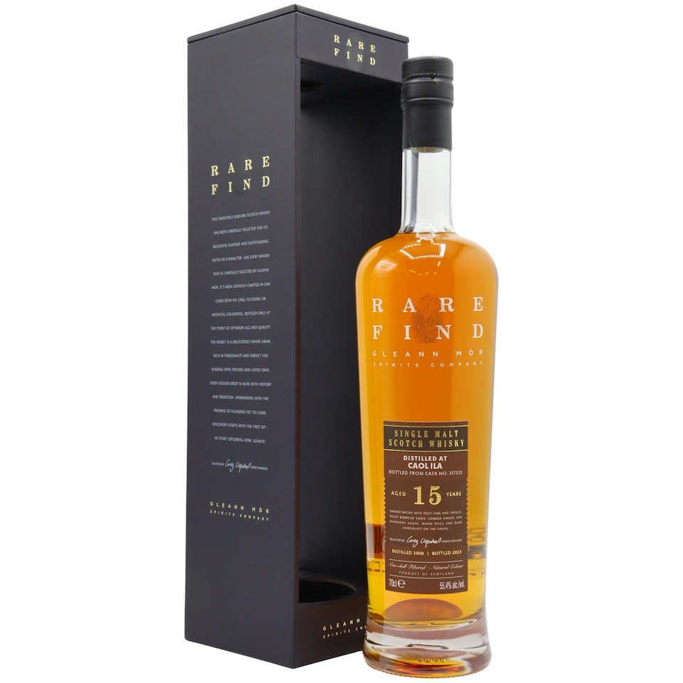 Caol Ila - Gleann Mor Rare Find Single Cask No. 317323 2008 15 year old Whisky