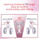 image 5 of AyeKu Baby Toddler Balance Bike Silent Wheels Adjustable Seat, 1-3 Years, Pink | Pink