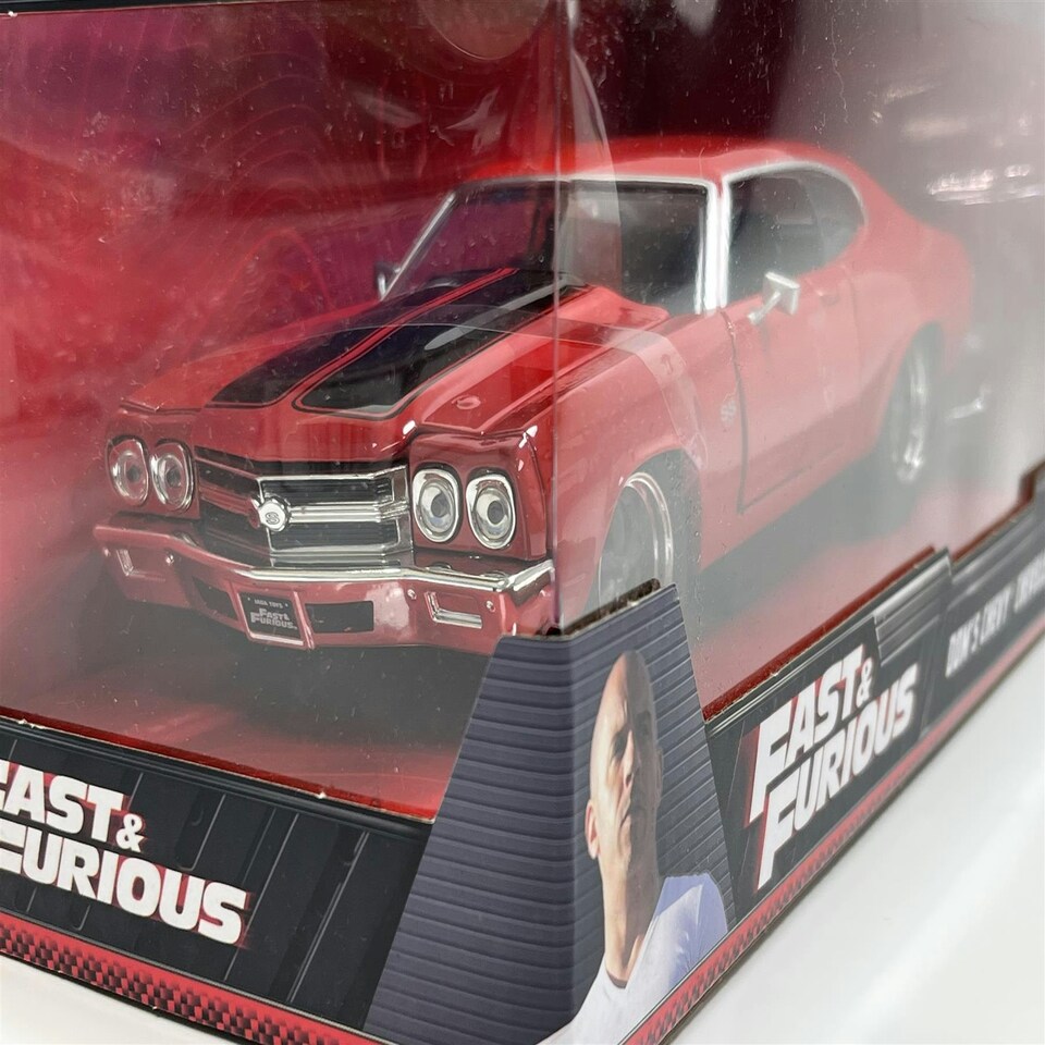 image 1 of Fast and Furious Doms Chevy Chevelle SS Red 1:24 Scale Jada 97193