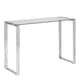 image 1 of Katrine Console Table with Glass Top