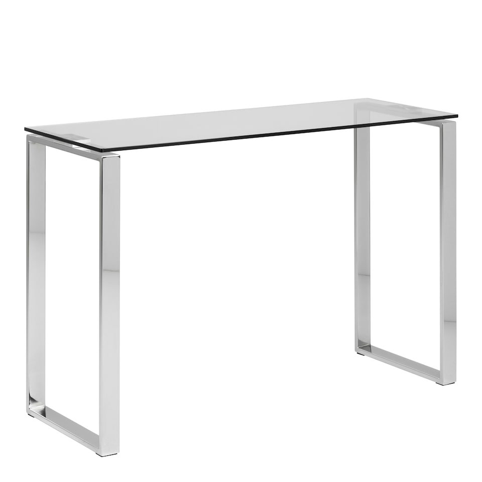 image 1 of Katrine Console Table with Glass Top