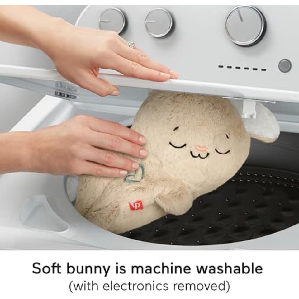 image 1 of Fisher Price Soothe And Settle Bunny Plush Sound Machine