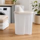 image 2 of 2.4L Laundry Detergent Container Washing Powder Box With Measuring Cup