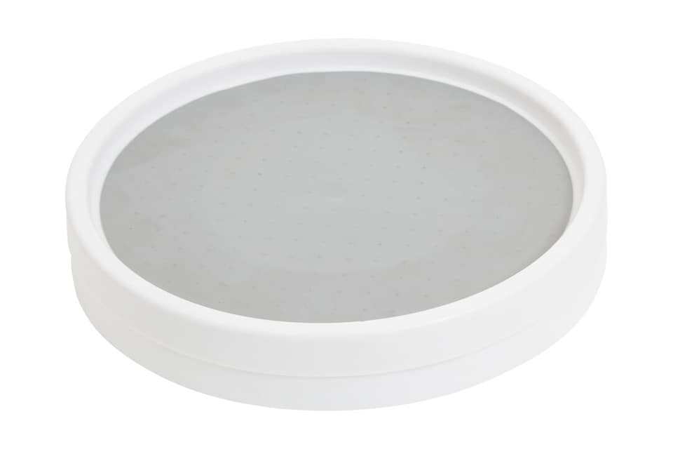 image 1 of Romm Set Of 2 White and Grey Revolving Racks