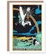 image 1 of Moriz Jung Art Card Rainbow Obstacle Plane Crash Painting