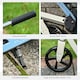 image 6 of HOMCOM Kick Scooter Commuter Adjustable Height Wheels Foldable Aluminium White