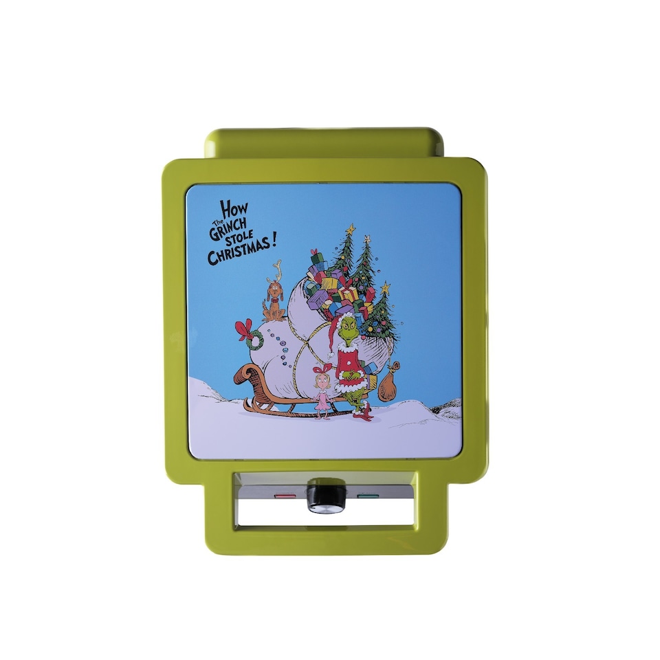 image 1 of The Grinch Waffle Maker 4-Portion – Green
