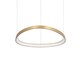 image 1 of Gemini LED Decorative Integrated Pendant Light Brass, 3000K