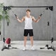 image 10 of SPORTNOW Cable Crossover Machine for Full Body Strength Training
