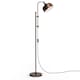 image 9 of COSTWAY Industrial Floor Lamp Metal Free-standing Light Bronze