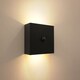 image 2 of Auraglow Rechargeable Motion Sensor Wall Light - EMBER | Black
