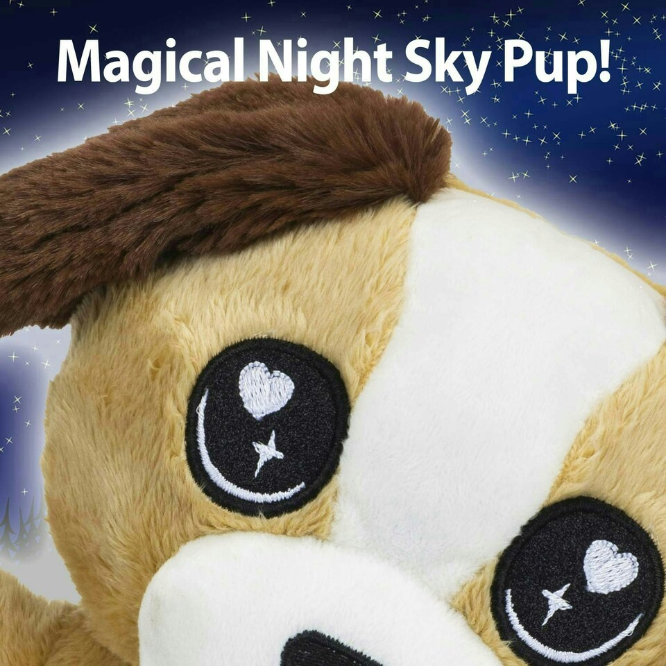 image 1 of Dog Plush Sky Projector Night Light 9"