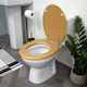 image 2 of Showerdrape Oxford Beech Wooden Toilet Seat
