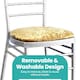 image 8 of Velvet Dining Chair Covers, Spandex High-Back Chair Slipcovers