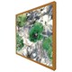 image 1 of Green flowers (Picutre Frame) Brown | Oak | XS