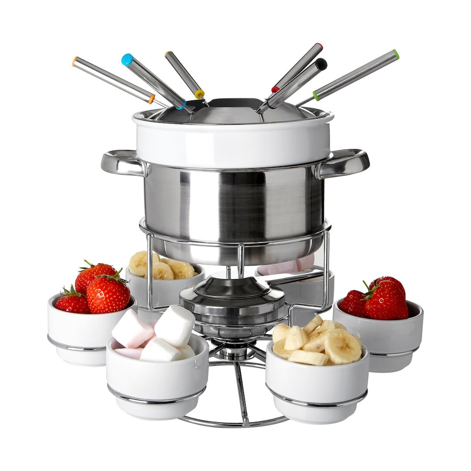 image 1 of Freya Stainless Steel Fondue Set