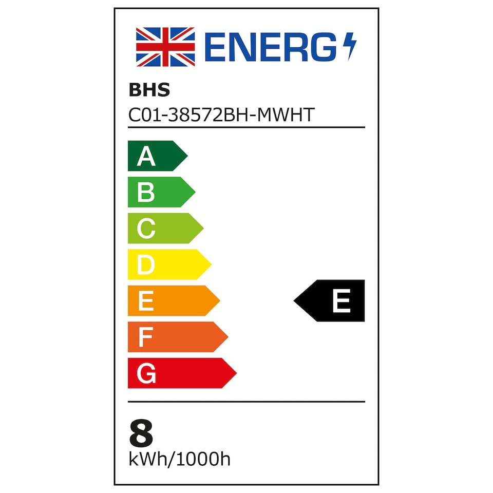 image 1 of BHS Nate LED Fixed Fire Rated IP65 Recessed Spotlight | White | Matte White | 1