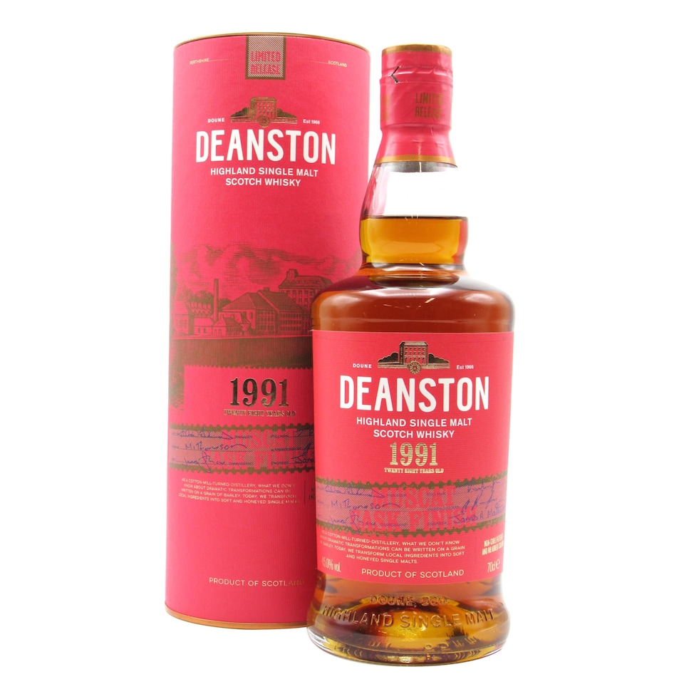Deanston - Muscat Finish Highland Single Malt Scotch 1991 28 year old Whisky