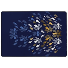 Autumn print (Rug) | Blue | S
