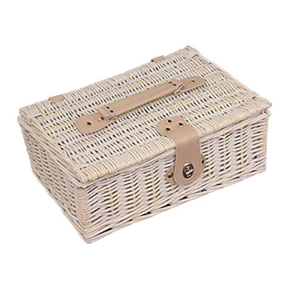 Wicker 35cm Provence Empty Picnic Basket Brown | Brown | One Size