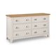 image 1 of Elegant 6 Drawer Wide Chest