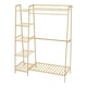 image 2 of Living and Home Bamboo Bedroom Clothes Rack - Natural - 130cm