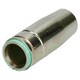 image 4 of 1 shroud & 10 x 0.8mm Round Contact Tips MIG Welding Binzel Style Euro MB25