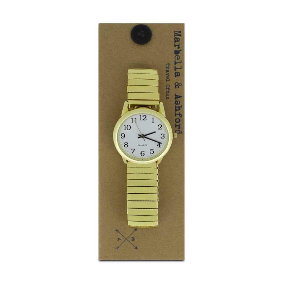 image 1 of Men's Golden Quartz Watch TW23005D Marbella & Ashford | Multi | Gold