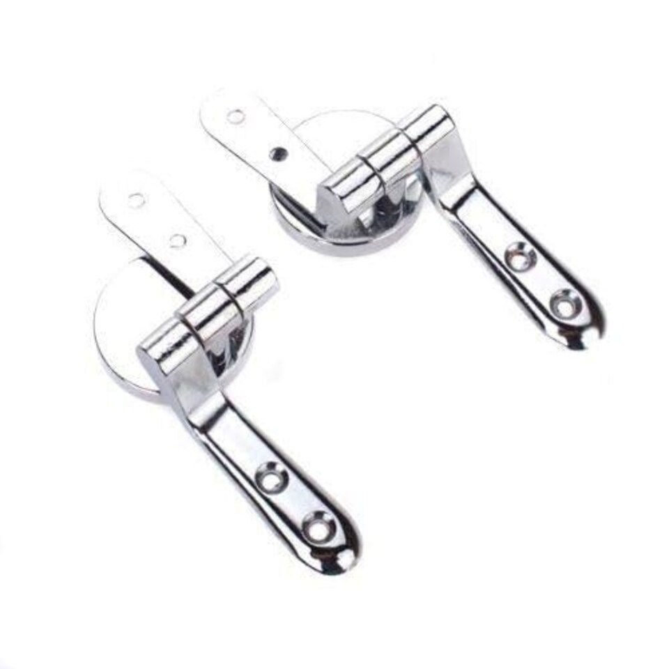 image 1 of Marco Paul Stainless Steel Toilet Seat Fittings Silver
