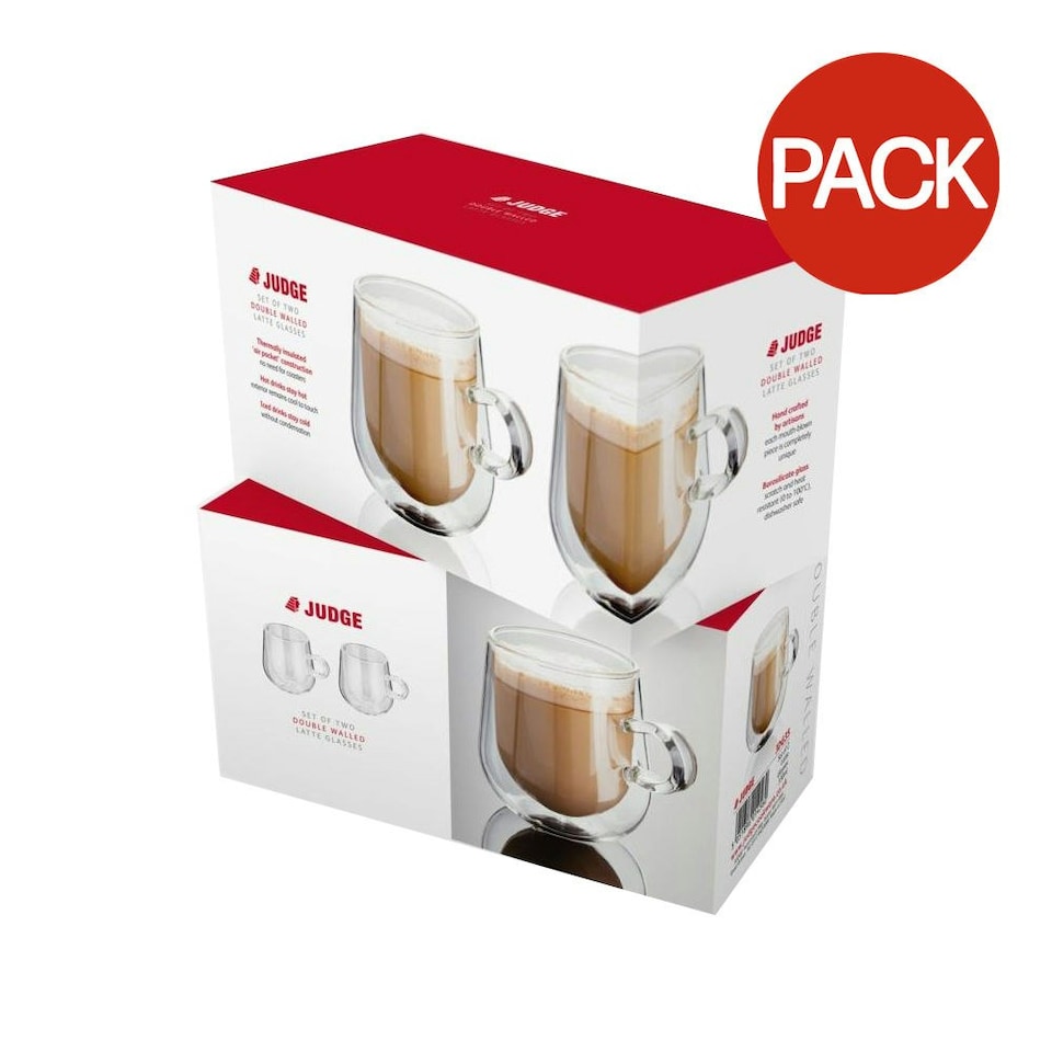 Judge Glasses (Pack of 2) - Clear - One Size