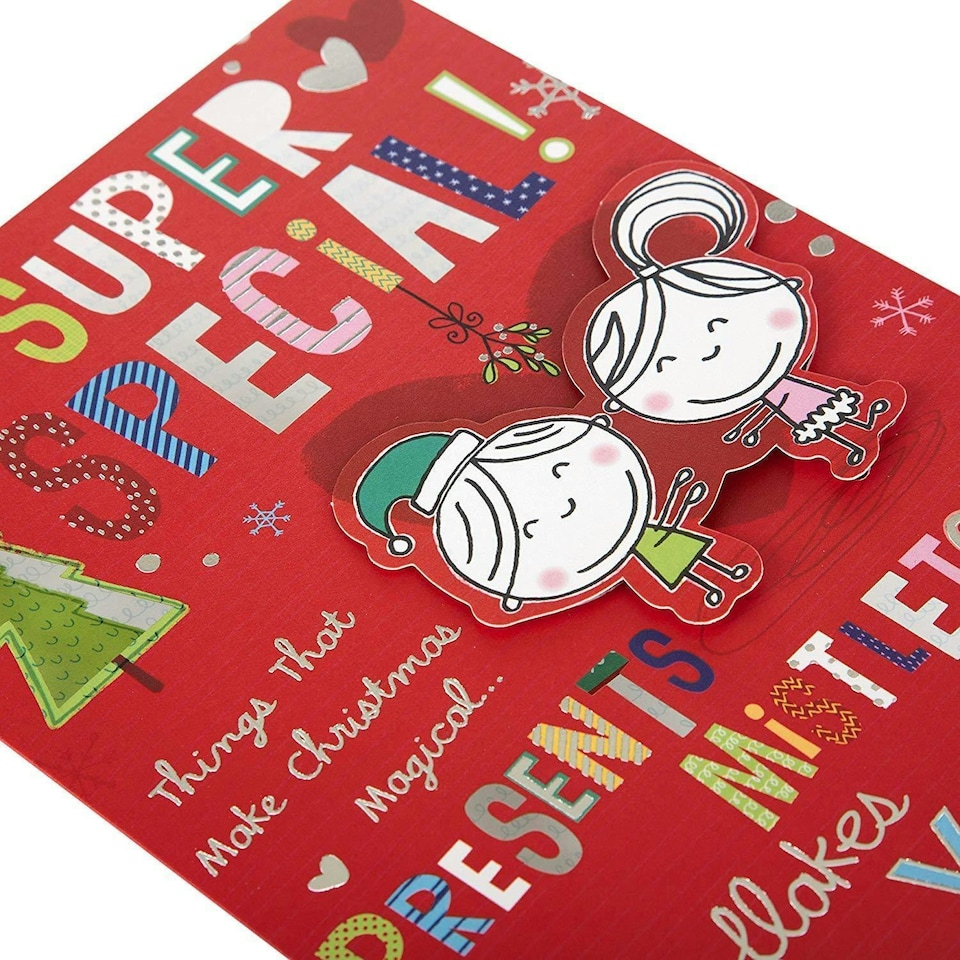 image 1 of Someone Special Christmas Card "Mistletoe Moments"