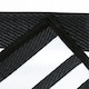 image 4 of Charles Bentley Stripe 100% Weatherproof Rug Indoor/Outdoor Black 120x170cm