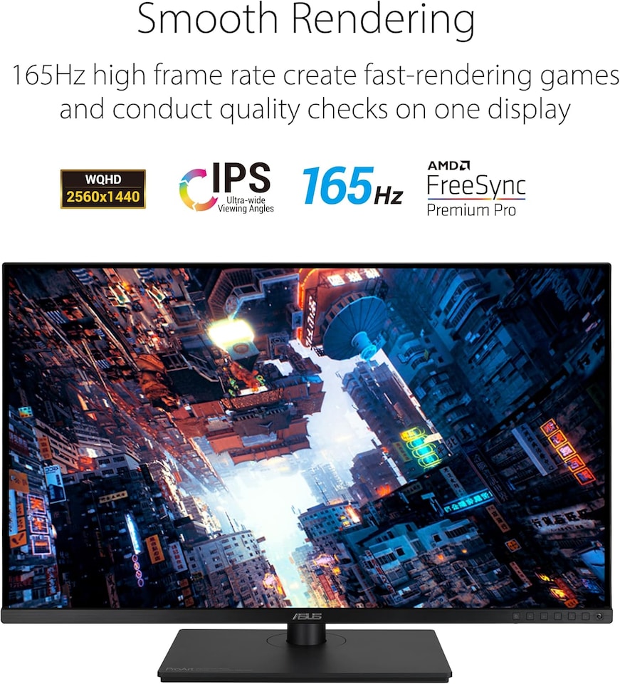 image 1 of ASUS ProArt PA328CGV 32" 2560 x 1440 Quad HD IPS FreeSync Premium Flat Monitor