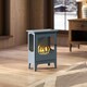 image 2 of HOMCOM Freestanding Bioethanol Fireplace Ethanol Fireplace Stove, Grey