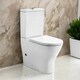 image 2 of Comfort Height Toilet Close Coupled Disabled Elderly Soft Close Seat