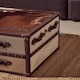 image 3 of Interiors By Premier Brown And White Genuine Cowhide Coffee Table,Rectangular Table With 3 Aluminium Plated Drawers,Center Table Brown