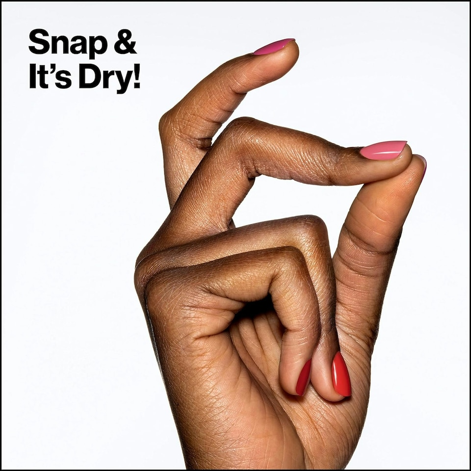 image 1 of Revlon Ultra HD Snap Vegan Nail Polish Quick Drying Long Lasting One-Coat Full Coverage Easy to Appy Nail Colour, 8ml, Rule The World N/A