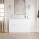 image 7 of Vida Designs 4 Drawer Shoe Cabinet Hallway Home Entrance Storage Unit - White & Oak