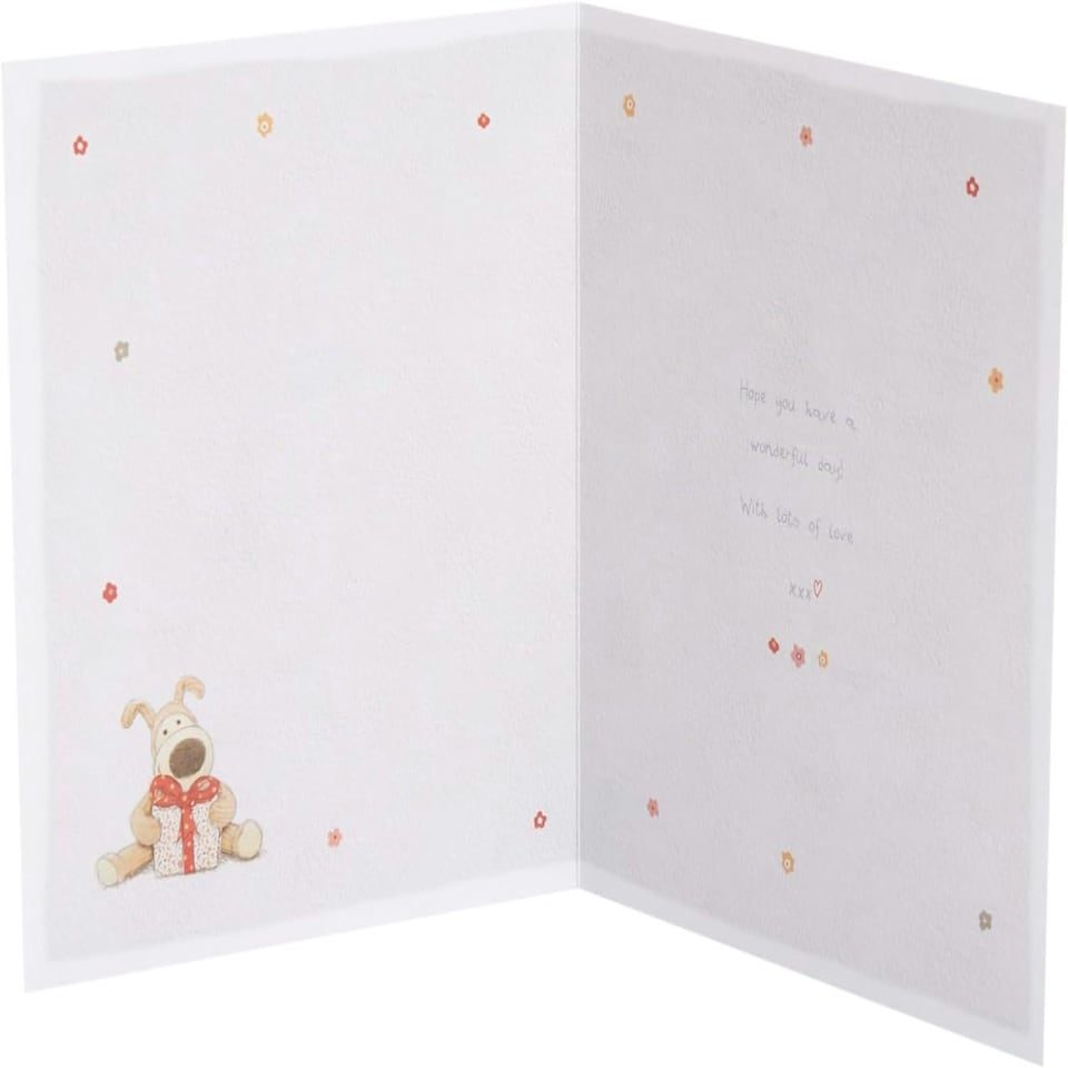 image 1 of Boofle Cute Design Textured Finish Birthday Card