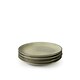image 1 of Scandi Home Set of 4 Fika Oatmeal Artisan Glaze 20cm Side Plates Cream
