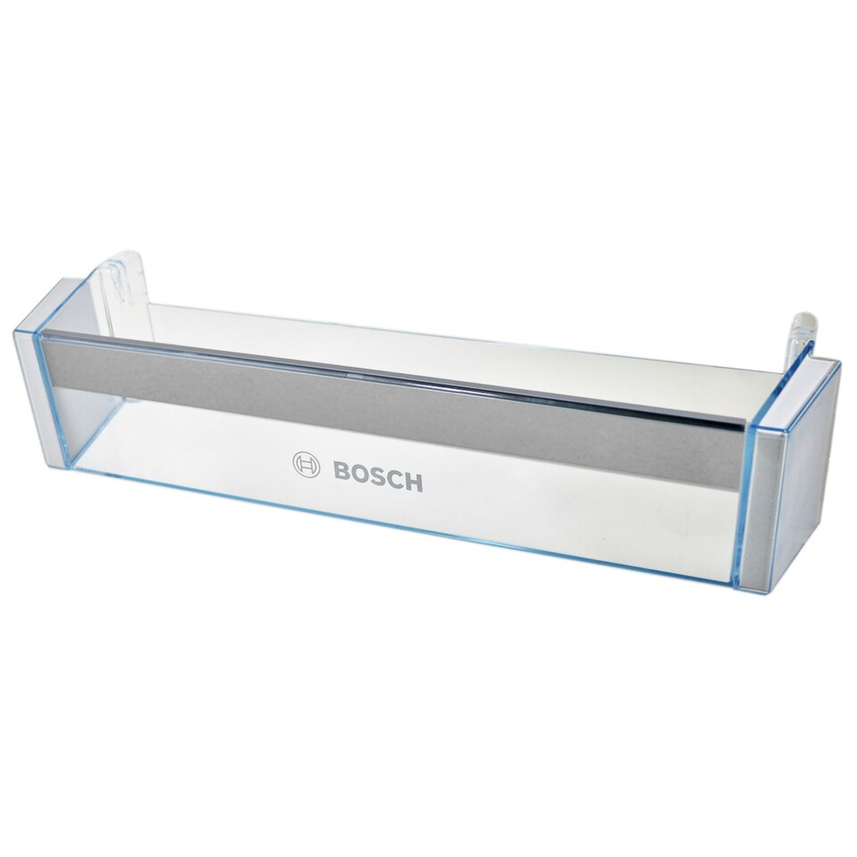 image 1 of Bosch Fridge Freezer Lower Door Bottle Shelf Rack KGN34X KGN36X KGN36Y KGN39X Clear