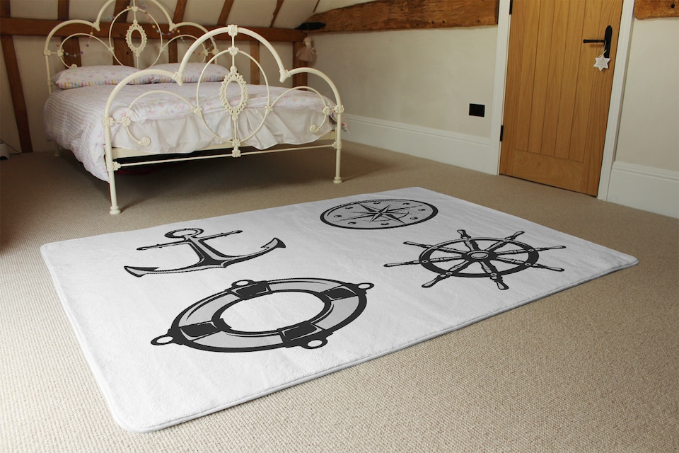 image 1 of Nautical Icons Rug | Multi