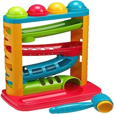 Tippi Pound a Ball Racer Set - Soft Play Hammer Toy