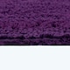 image 5 of Homescapes Luxury Reversible Round Bath Mat - Plum | Purple