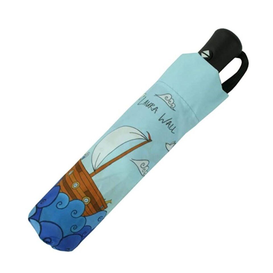 image 1 of Laura Wall Folding Umbrella Automatic Open Telescopic Boats Multi