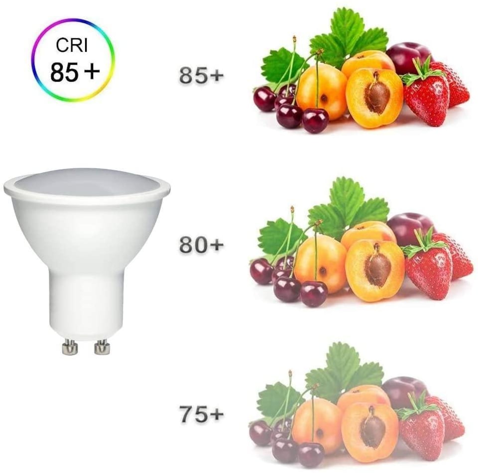 image 1 of LED Lamp- 7W GU10 Plastic Body SMD DIMMABLE LED, 500Lm 3000K (pack of 10pcs)